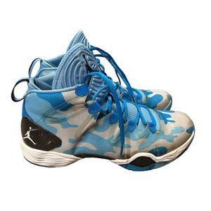 Nike Air Jordan‎ 28 SE UNC Blue and White Camo 2013 616345-407 Men's U.S. 8.5